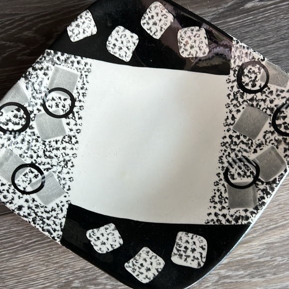 Ann Mallory Hand painted mid century serving dish - Picture 2 of 3